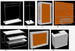 Display Racks, Display Tables, Counters