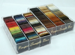 Perspex Leather Sample Box