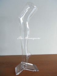 Transparent Mannequin Leg, Lady Sock Display