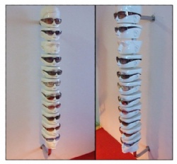 Mannequin Head Sunglasses Display