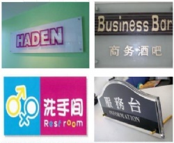 Perspex Sign Holder