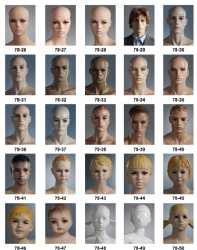 Realistic Mannequins Heads Series