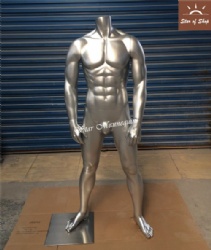 Nike Sportswear Male Muscular Mannequin #N-MB1 Silver