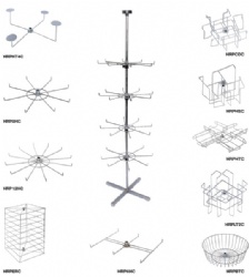 Grid Spin Display Rack