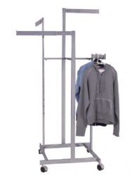 4-Arm Garment Rack with 4 Castors